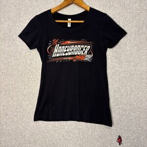 Ledbetter Racing Womens Medium Honeybadger T-Shirt Black Pro Jet 356 Graphic Tee